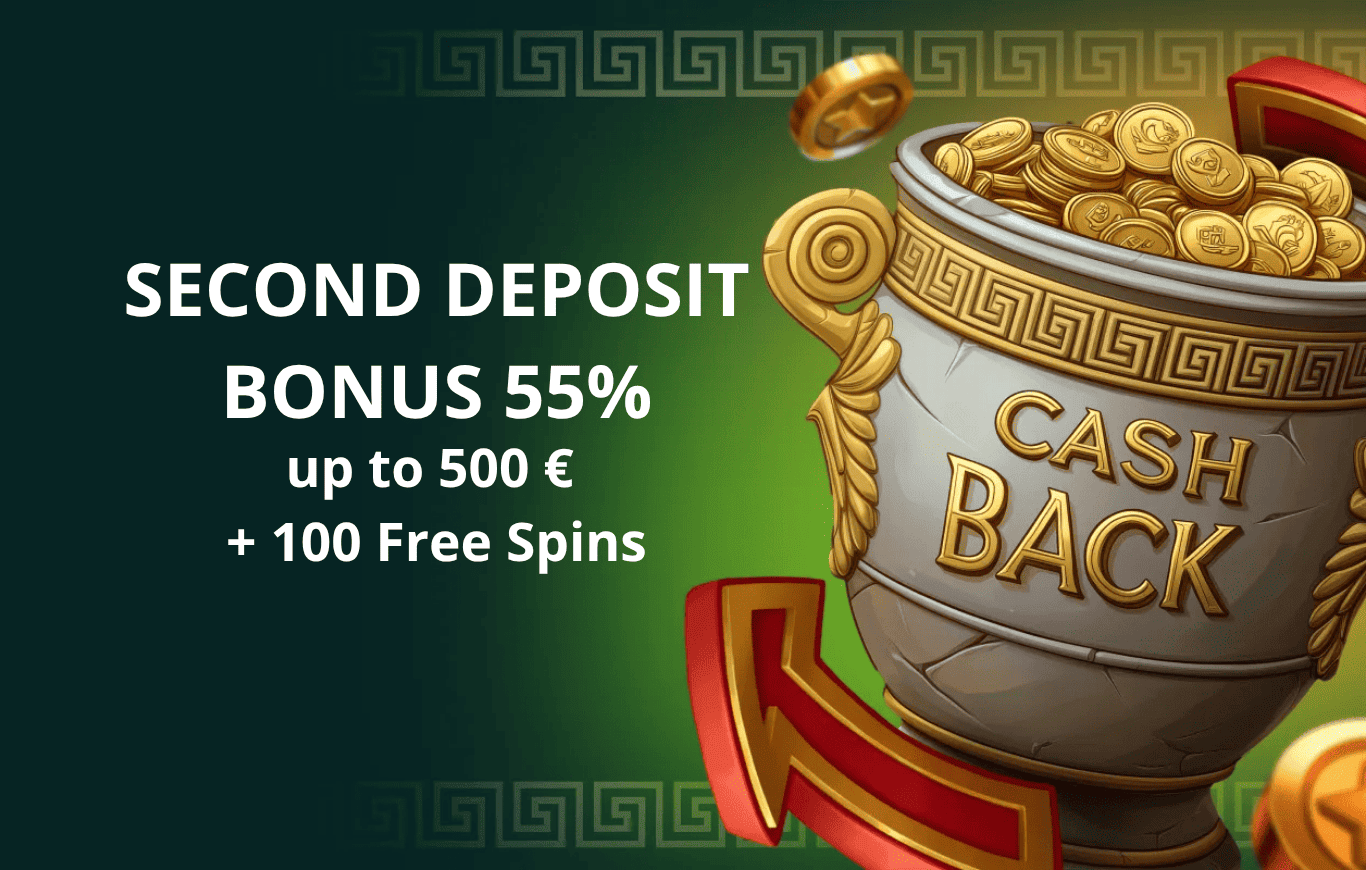 SECOND DEPOSIT BONUS