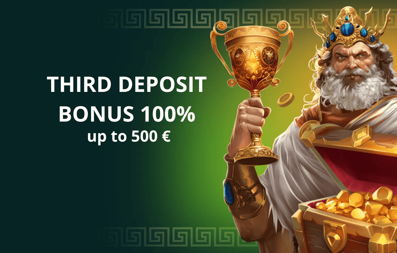 THIRD DEPOSIT BONUS
